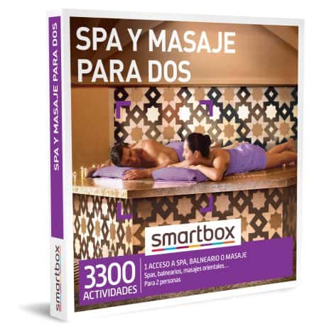 Smartbox – Experiencia relajante de Spa y masaje para dos personas – Regalo ideal para parejas – 1 actividad de bienestar para 2 usuarios.