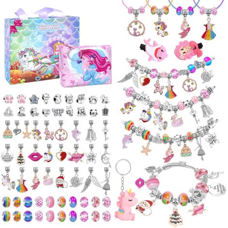 Kit de fabricación de joyas para niñas de 4 a 12 años de SASUKI, regalo perfecto para cumpleaños.