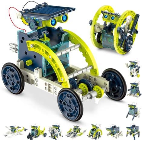 Robot Solar Caliente Abeja para Niños, Juegos Educativos de 8 a 12 años, Montaje y Construcción, Regalos STEM.