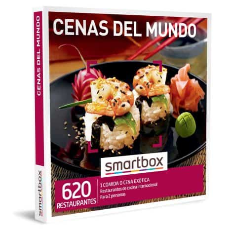 Pack de Experiencias – Caja de sorpresas gastronómicas de diferentes países – Ideal como regalo para amigas – 1 comida o cena para compartir.