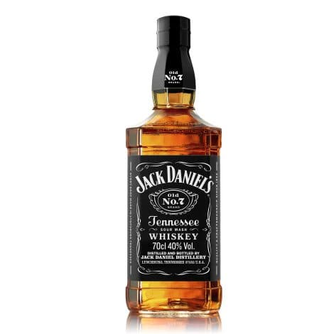 Pack Silueta de Jack Daniel’s Tennessee Whiskey Old No.7, Whiskey Suave e Intenso, 40% Vol. Alcohol, 700ml.