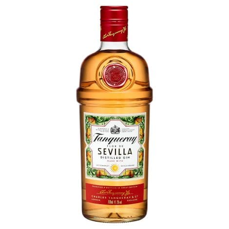 Tanqueray Flor de Sevilla, Ginebra, 700 ml – Sabor mediterráneo de Sevilla en una botella de ginebra.