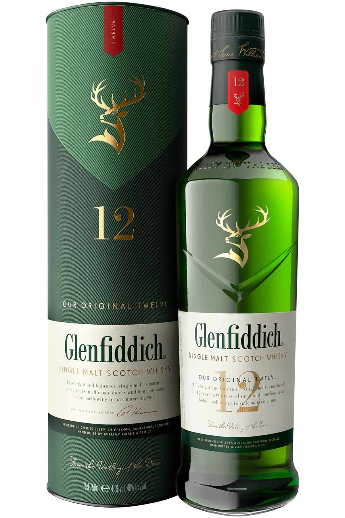 Glenfiddich 12 años Whisky escocés de malta, 70cl