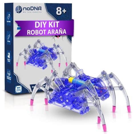 Robot Araña noDNA – Montaje Infantil, Experimentos Niños +8 – Robot Juguete Divertido, Ideal Regalos Niños.