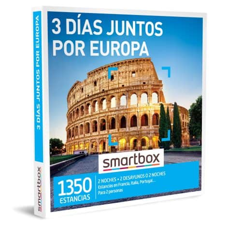 Smartbox – Regalo de 3 días en Europa – Idea Original – 2 noches con desayuno o para 2 personas