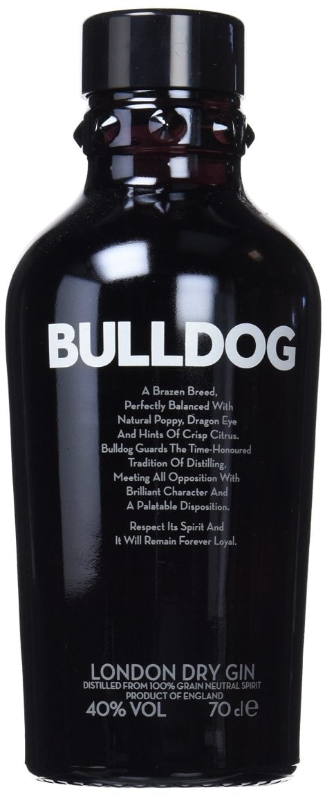 Ginebra seca Bulldog de Londres, 700ml.