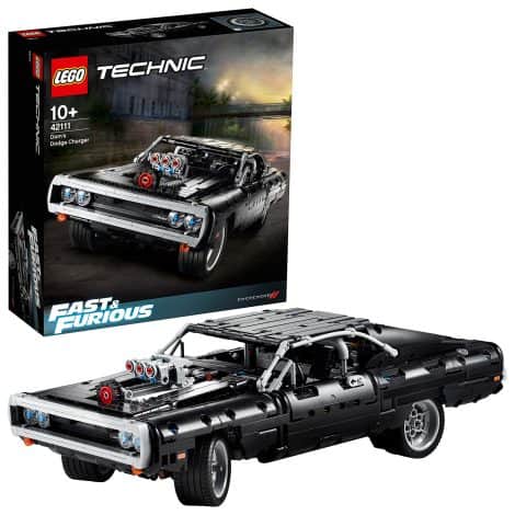 LEGO 42111 Technic Dodge Charger de Dom, maqueta de coche de Fast and Furious para construir, regalo para todos.