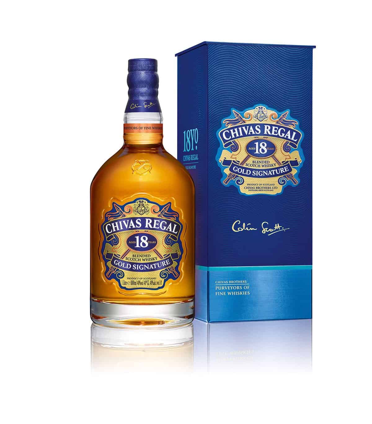 Chivas Regal 18 años Whisky Escocés de Mezcla Premium, 700 ml