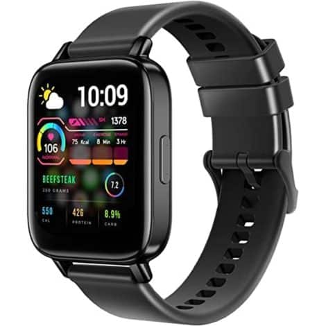 Reloj Inteligente para Hombres con Llamadas y WhatsApp, Pantalla de 1.69″”, Modos Deportivos, SpO2, Ritmo Cardíaco. Regalo para Android iOS