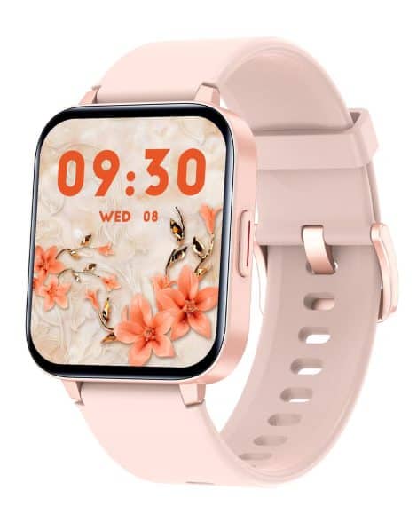 Reloj Inteligente RUIMEN, Smartwatch para Hombres y Mujeres, Impermeable IP68, Pantalla de 1.69″, Pulsómetro, Monitor de Sueño, Actividad y Calorías, Android iOS.