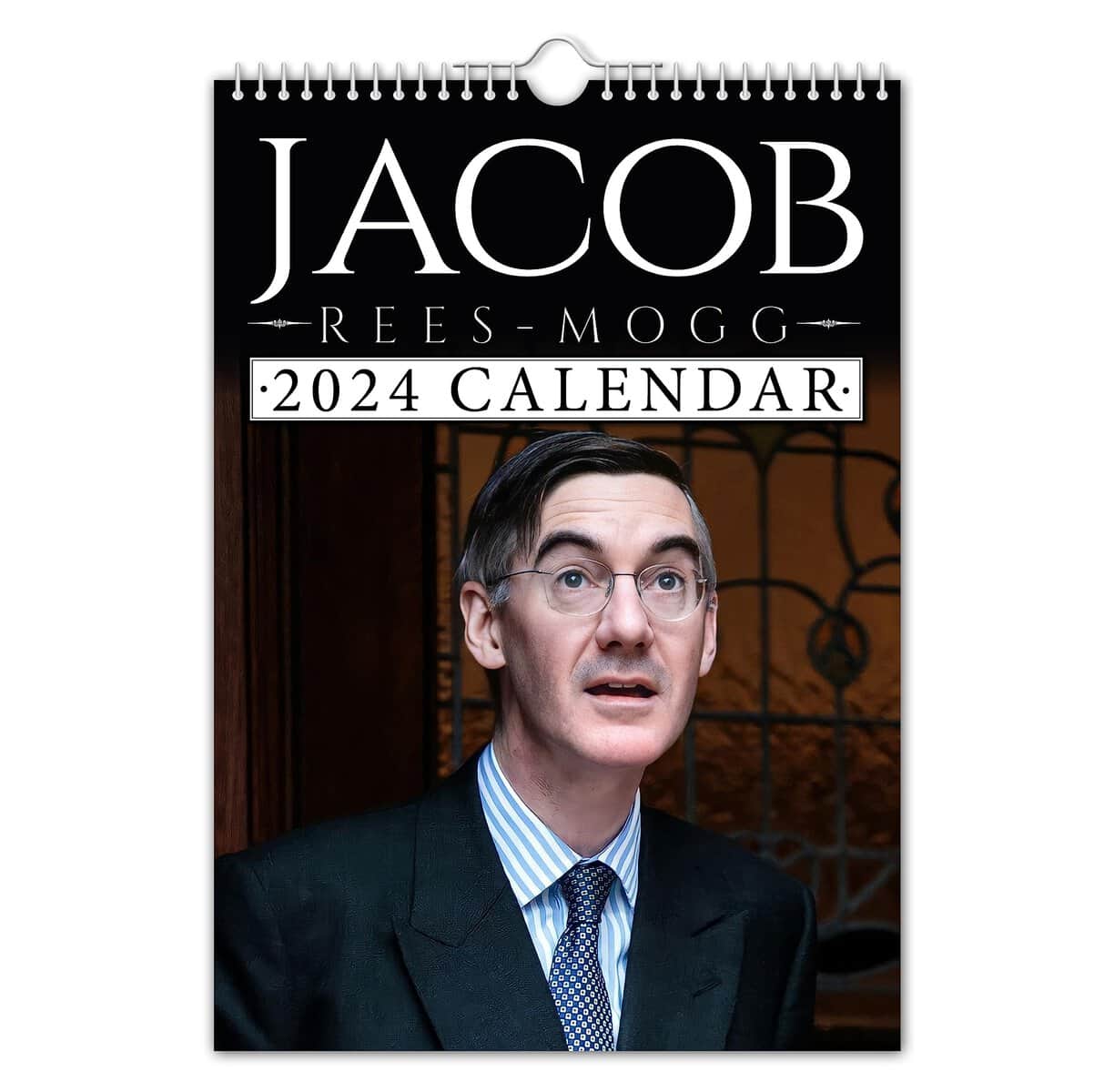 Jacob Rees-Mogg - Calendario de pared 2022 con texto en inglés "Funny / Quirky / Christmas / Birthday / Idea de regalo / Novedad / Humor / Secret Santa / Secret Santa / Year Planner / Office Gift